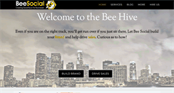 Desktop Screenshot of bee-social.com